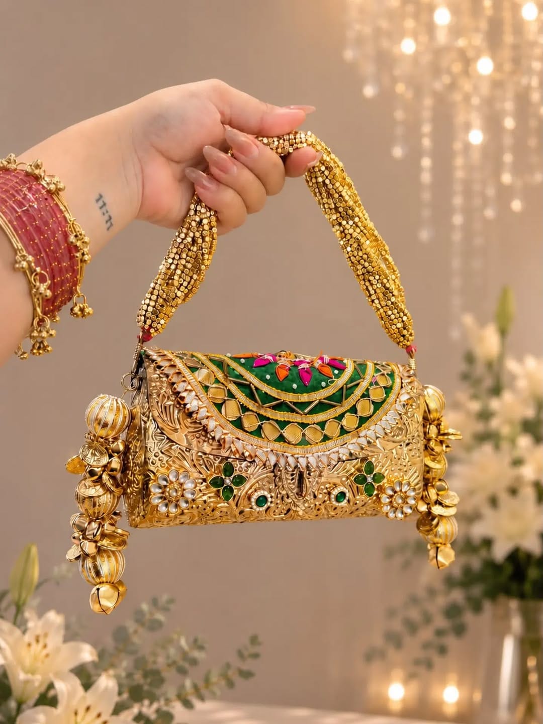 Post 2 by Zainab Handicrafts (Clutch Jutti Wholesale) on Instagram (carousel)