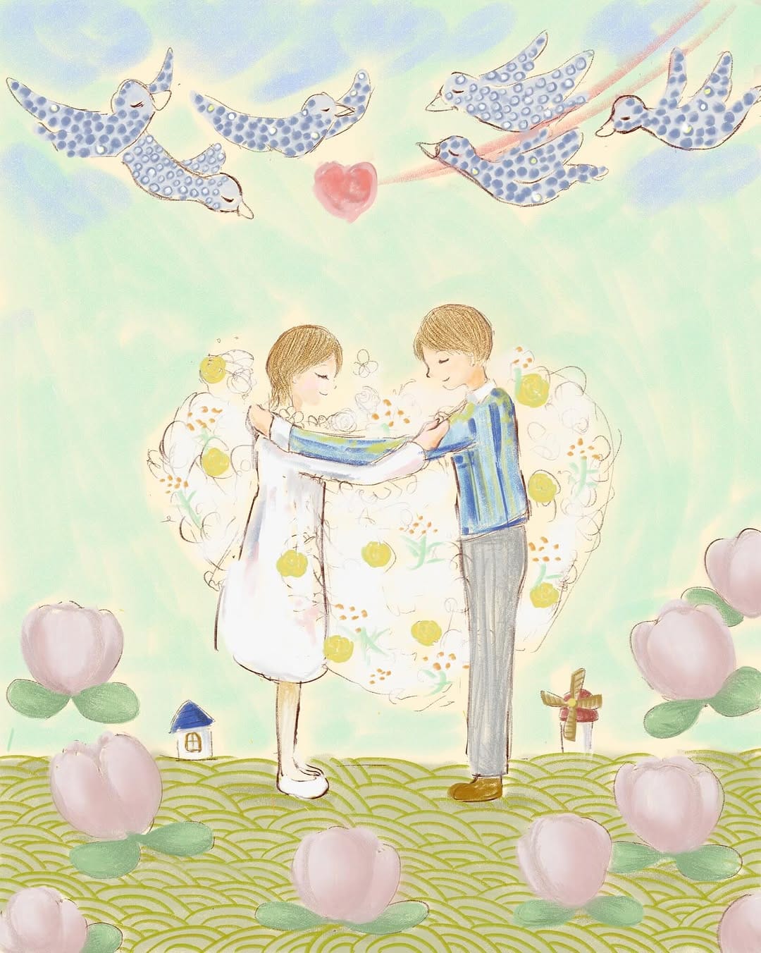 Post 2 by 福ヨシトモ｜愛と癒しの絵本作家 on Instagram (image)
