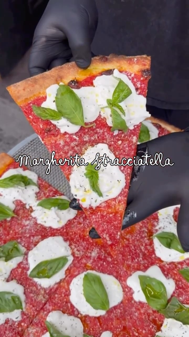 Post 6 by Made In New York Pizza on Instagram (video)