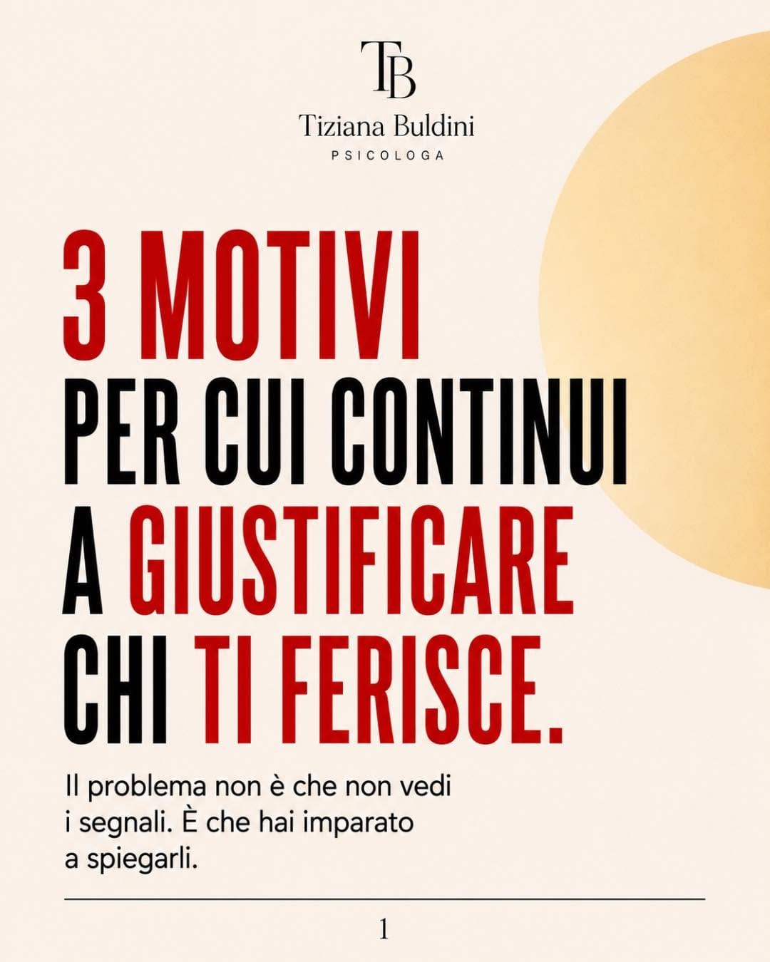 Post 6 by Dott.ssa Tiziana Buldini | Psicoterapeuta Spec. on Instagram (carousel)