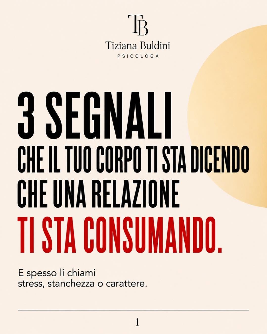 Post 8 by Dott.ssa Tiziana Buldini | Psicoterapeuta Spec. on Instagram (carousel)