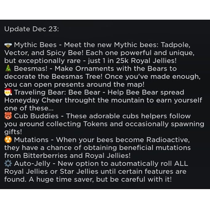 Post 6 by Bee Swarm Simulator on Instagram (image)