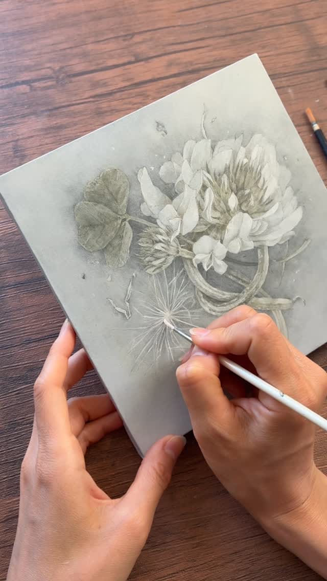 Post 10 by 稲田 早紀　INADA Saki | 画家 on Instagram (video)
