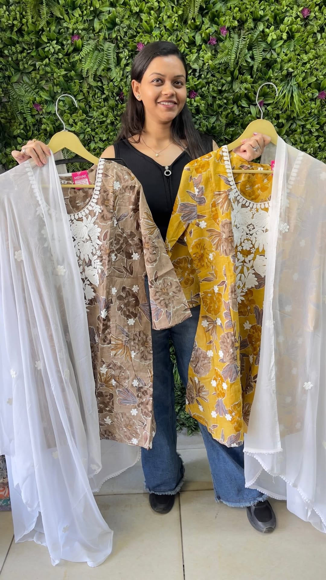 Post 8 by Mehak designer collection on Instagram (video)