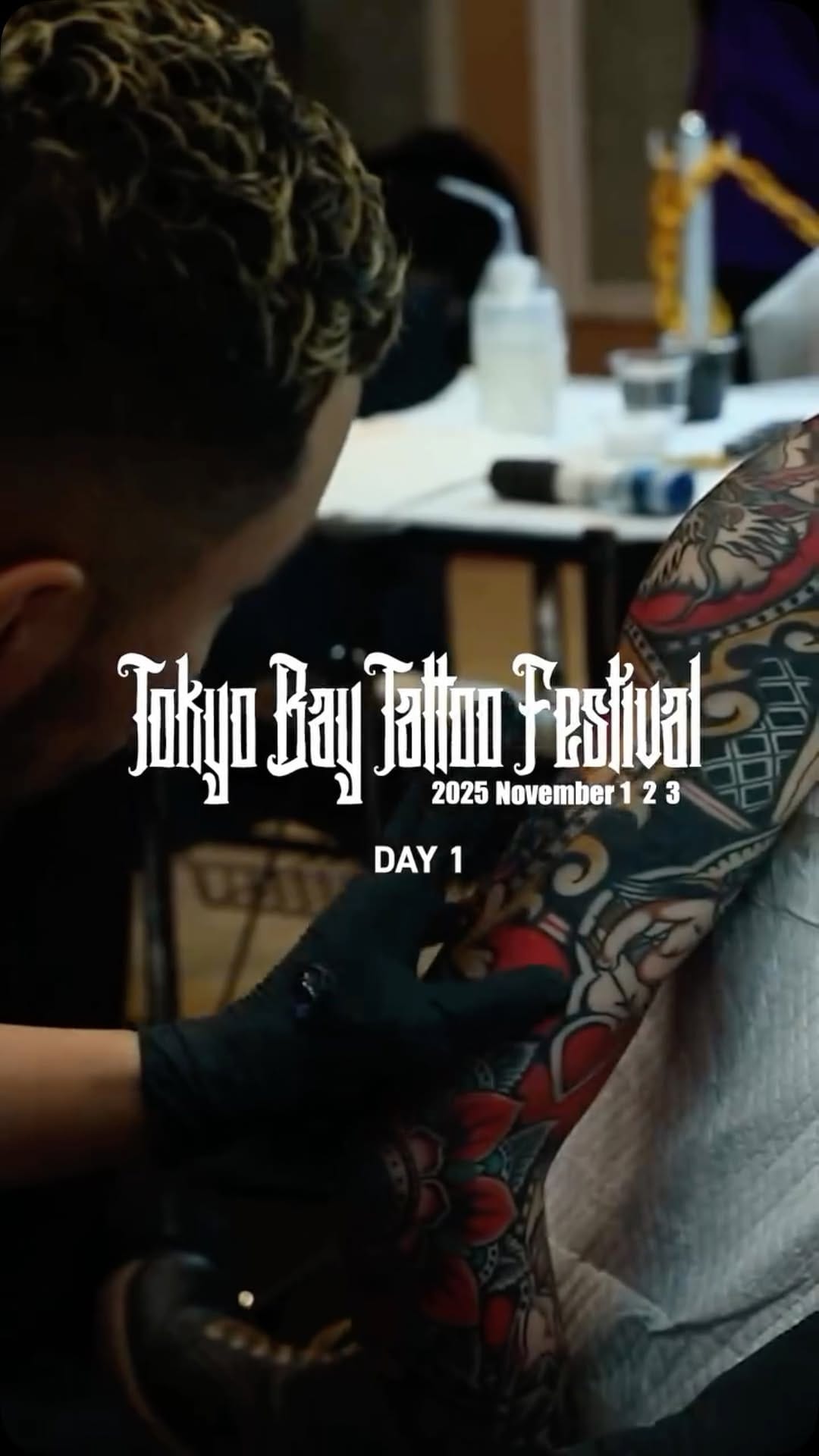 Post 10 by Tokyobay Tattoo Festival 東京ベイタトゥーフェスティバル on Instagram (video)