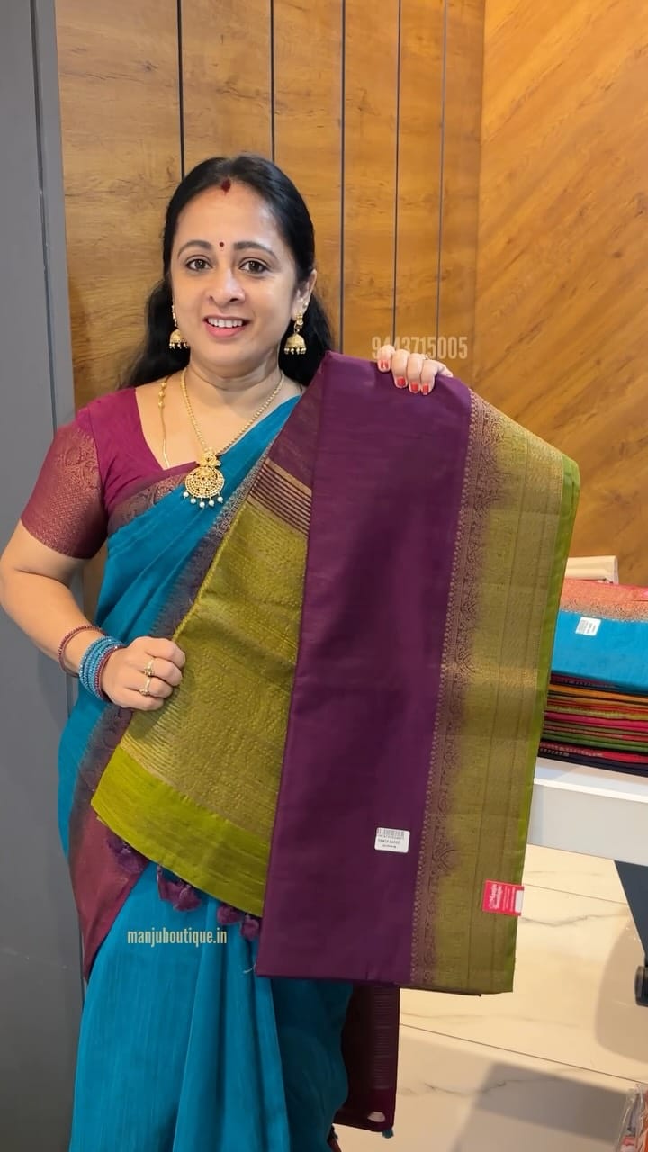 Post 2 by Manju Boutique | Sarees | Coimbatore on Instagram (video)