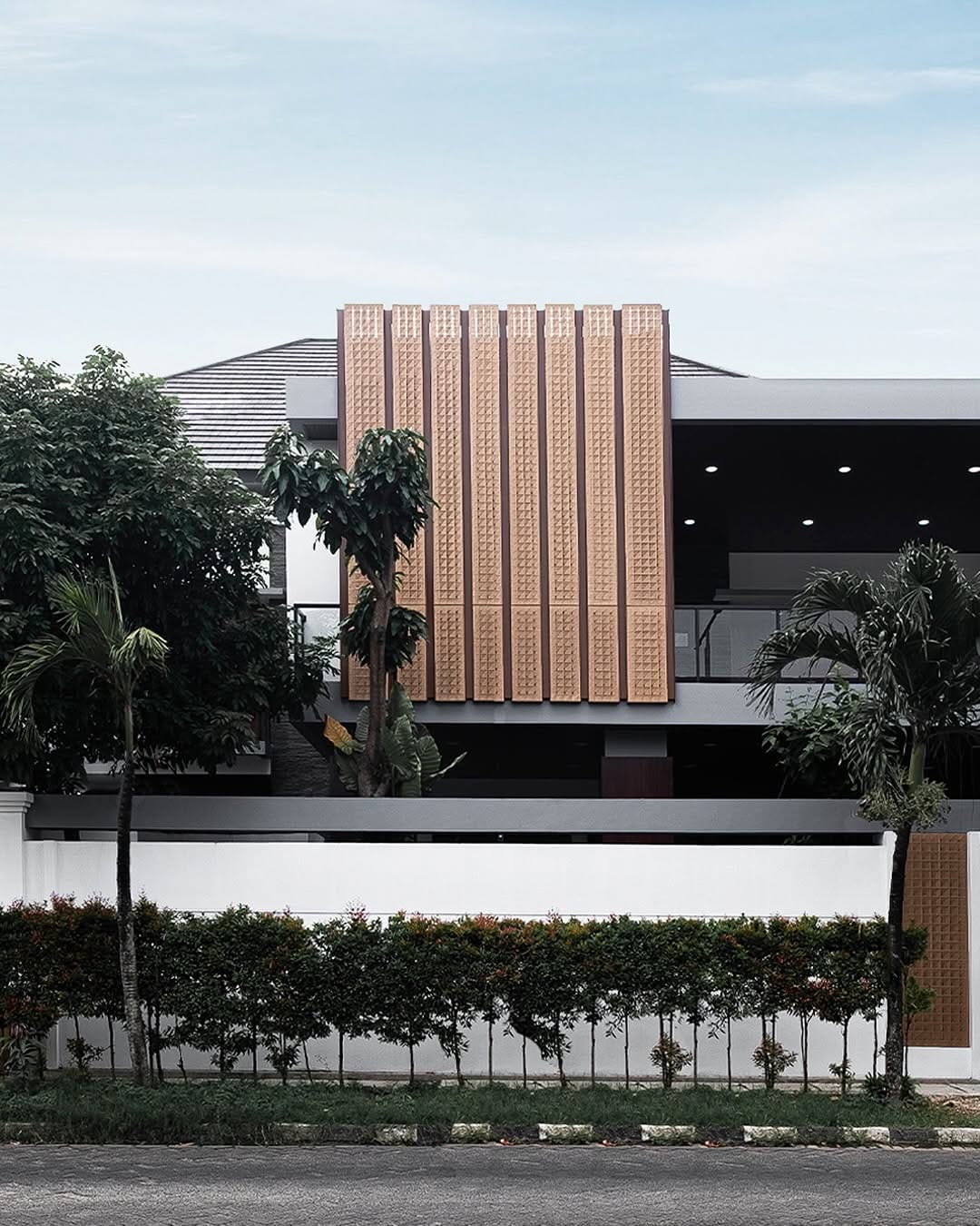 Post 7 by Zimmer | Outdoor Furniture | Woven Architectural Panel on Instagram (carousel)