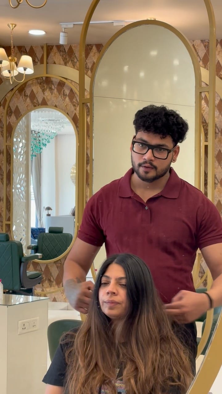 Post 2 by HAIR MASTERS JAIPUR on Instagram (video)