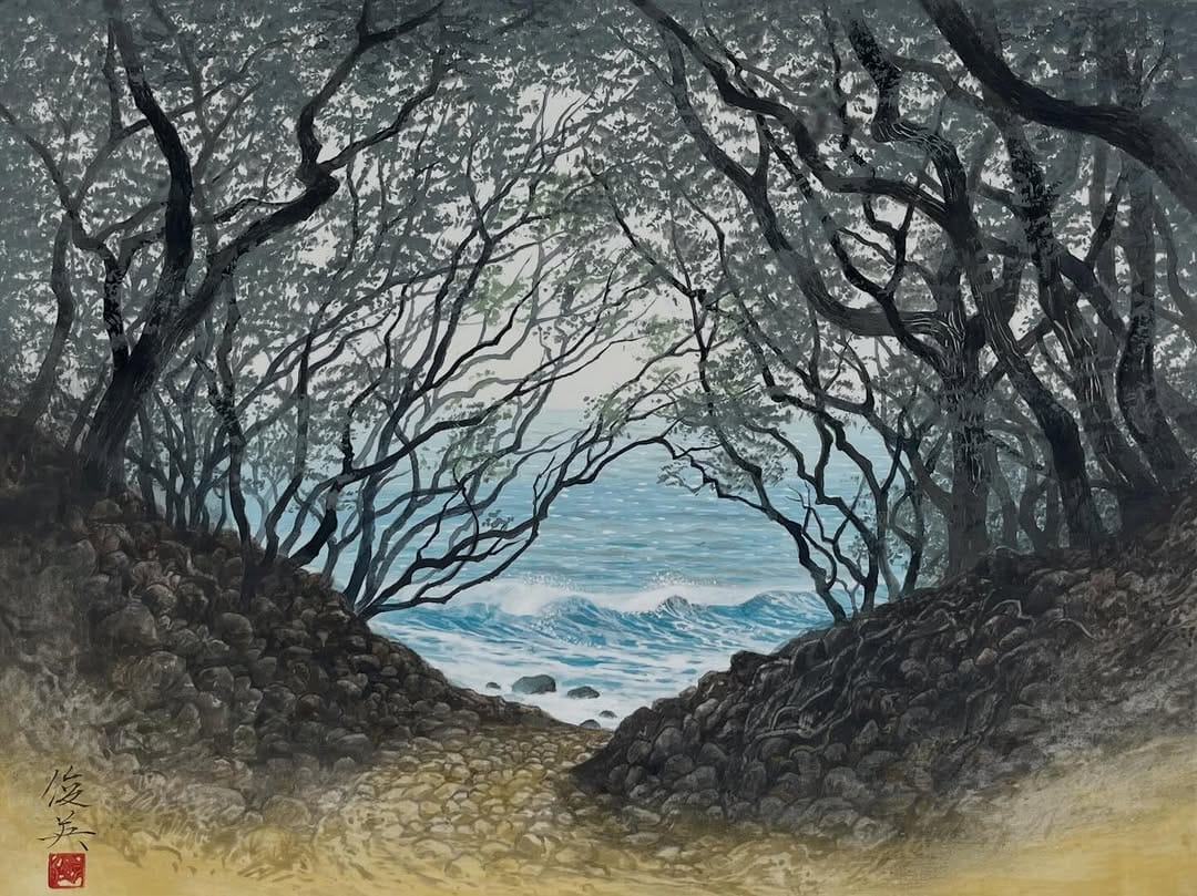 Post 1 by 日本画家 西田俊英 ／ Shunei Nishida on Instagram (image)