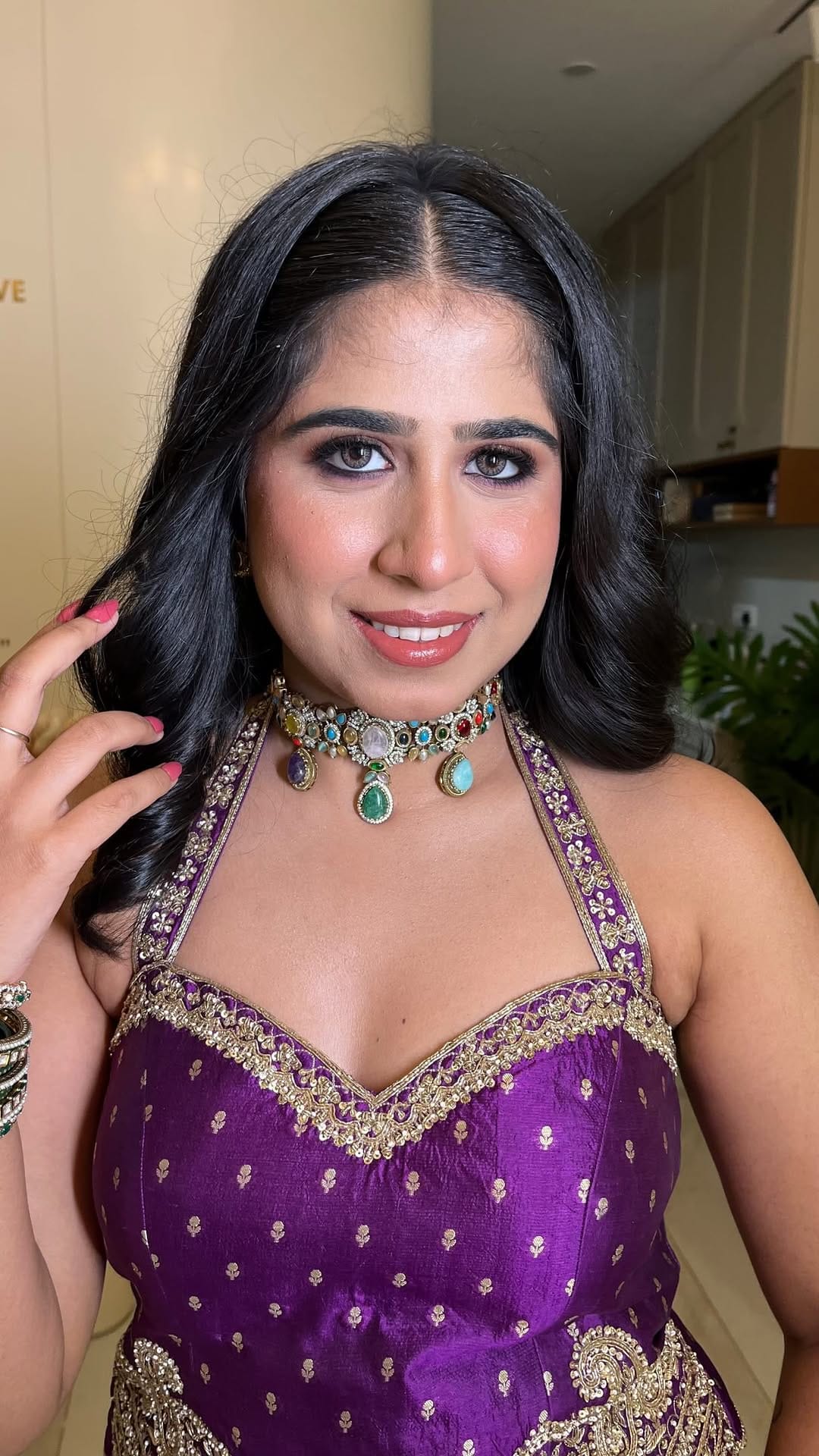 Post 6 by Seema Saini | Best Bridal Makeup Vadodara on Instagram (video)