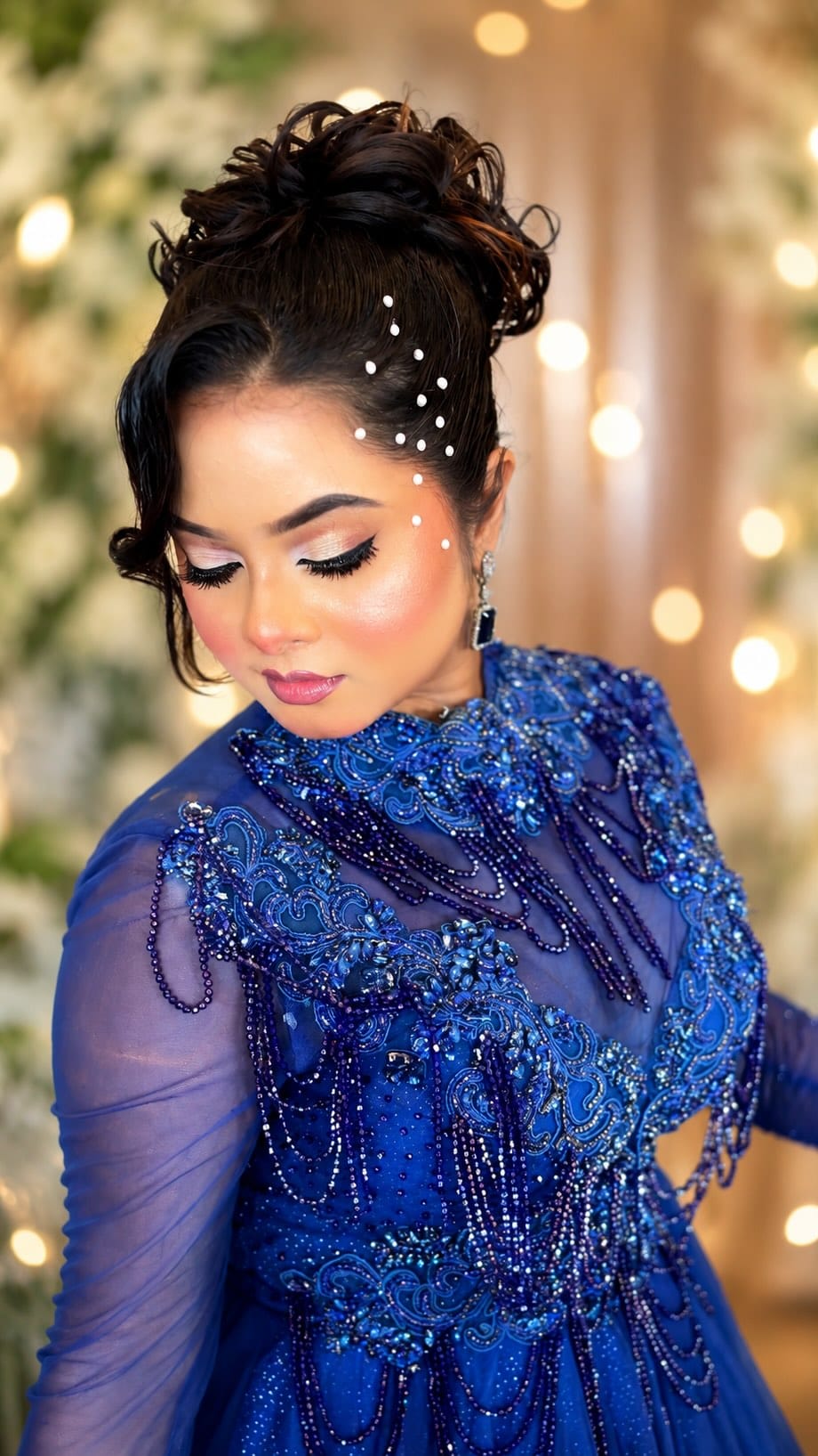 Post 5 by Chandrima | Makeup & Saree Style Tips on Instagram (video)