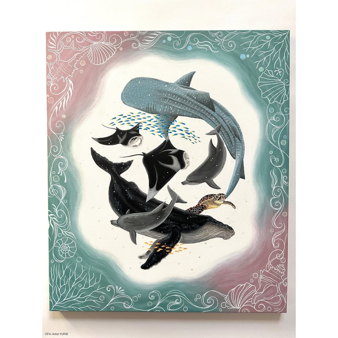 Post 1 by Diving Fin-Artist YURIE on Instagram (carousel)