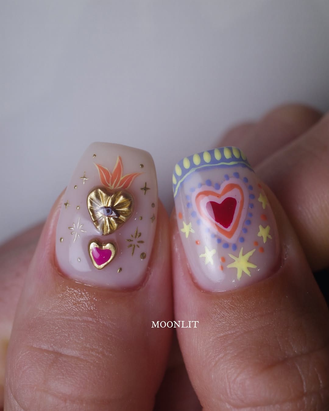 Post 4 by MOONLIT Yuki☾ 表参道ネイルサロン on Instagram (carousel)