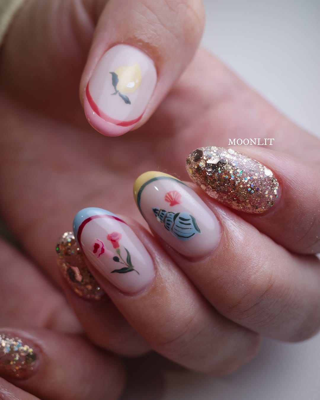 Post 2 by MOONLIT Yuki☾ 表参道ネイルサロン on Instagram (carousel)