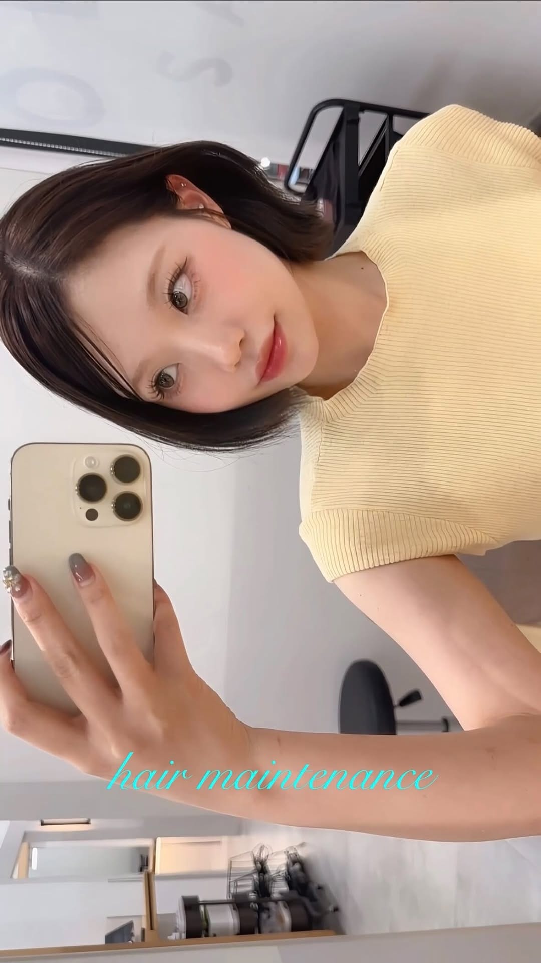 Post 1 by marina ☺︎福岡美容室 on Instagram (video)