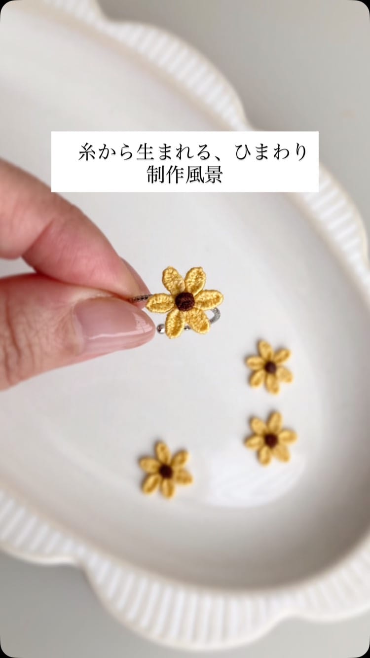 Post 1 by chiarare〖キアラーレ 〗タティングレース on Instagram (video)