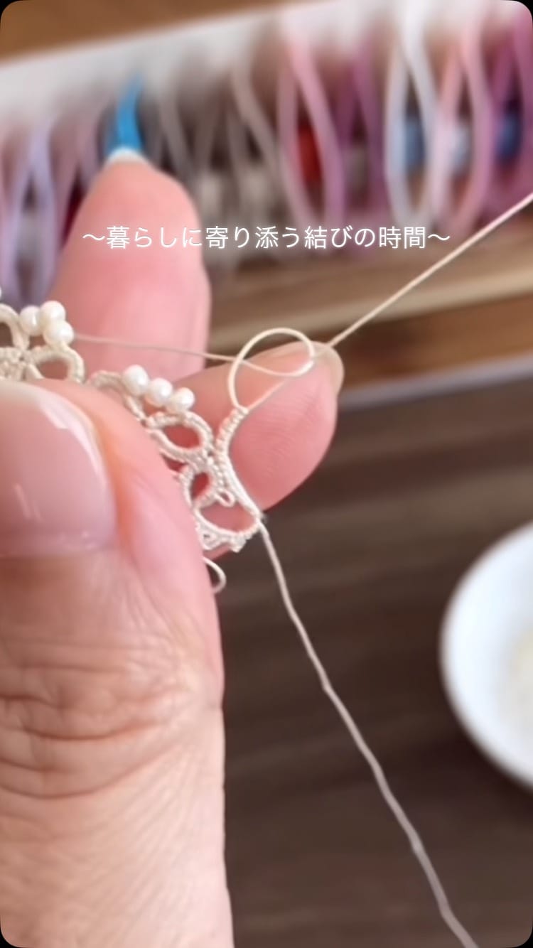 Post 4 by chiarare〖キアラーレ 〗タティングレース on Instagram (video)