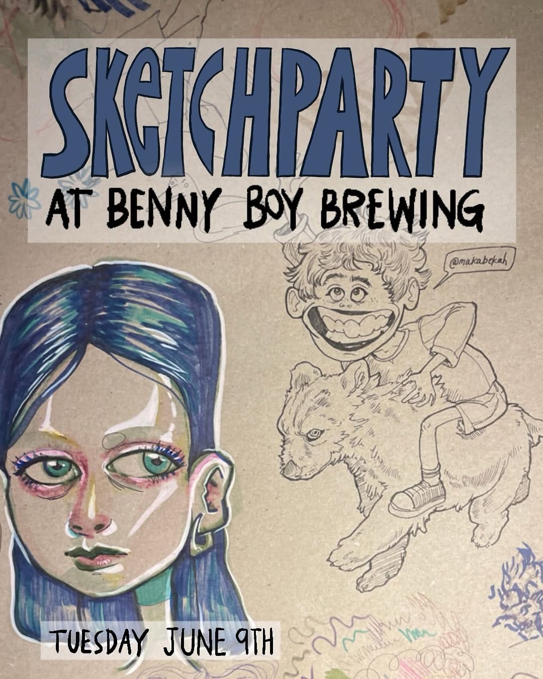 Post 4 by Sketchparty LA on Instagram (image)