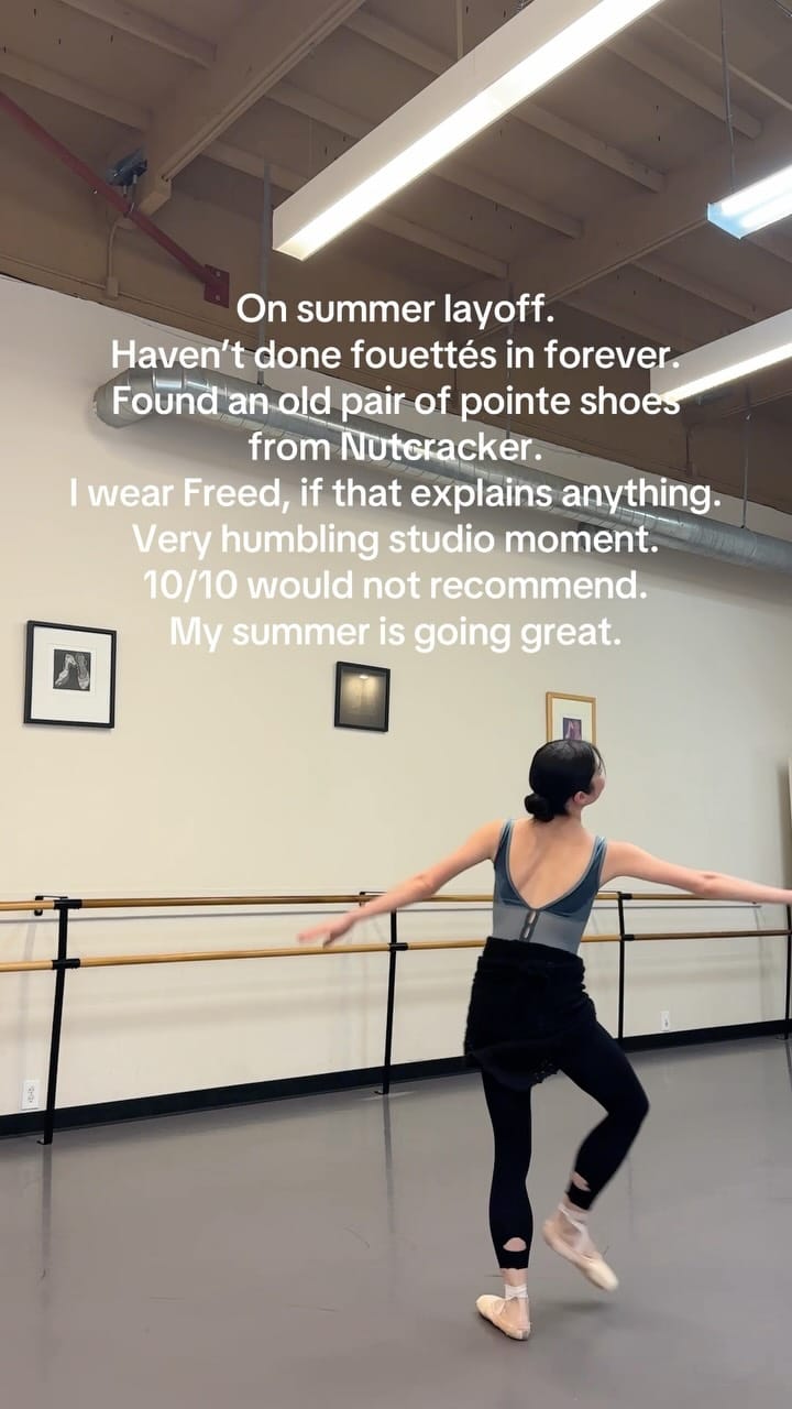 Post 3 by Saori Yamashita | Ballet Dancer on Instagram (video)