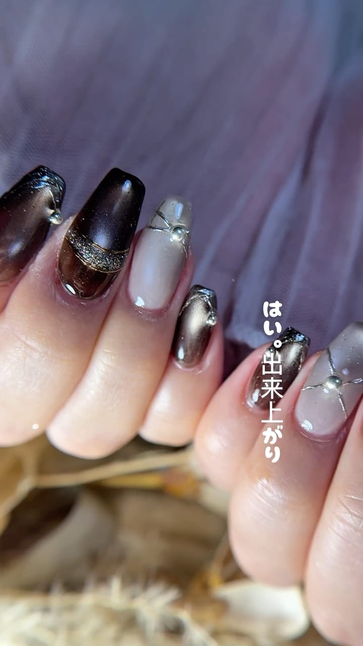 Post 3 by アラフォーネイリストさゆこ/マグネット/ワンホン/シンプルニュアンス/東川口/戸塚安行 on Instagram (video)