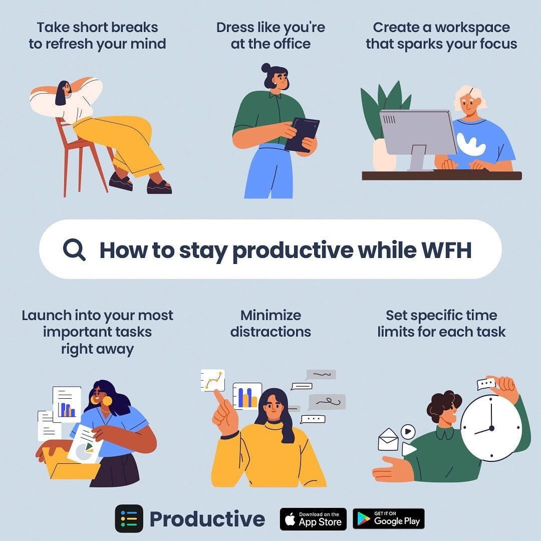 Post 9 by Productive - Habit tracker on Instagram (image)