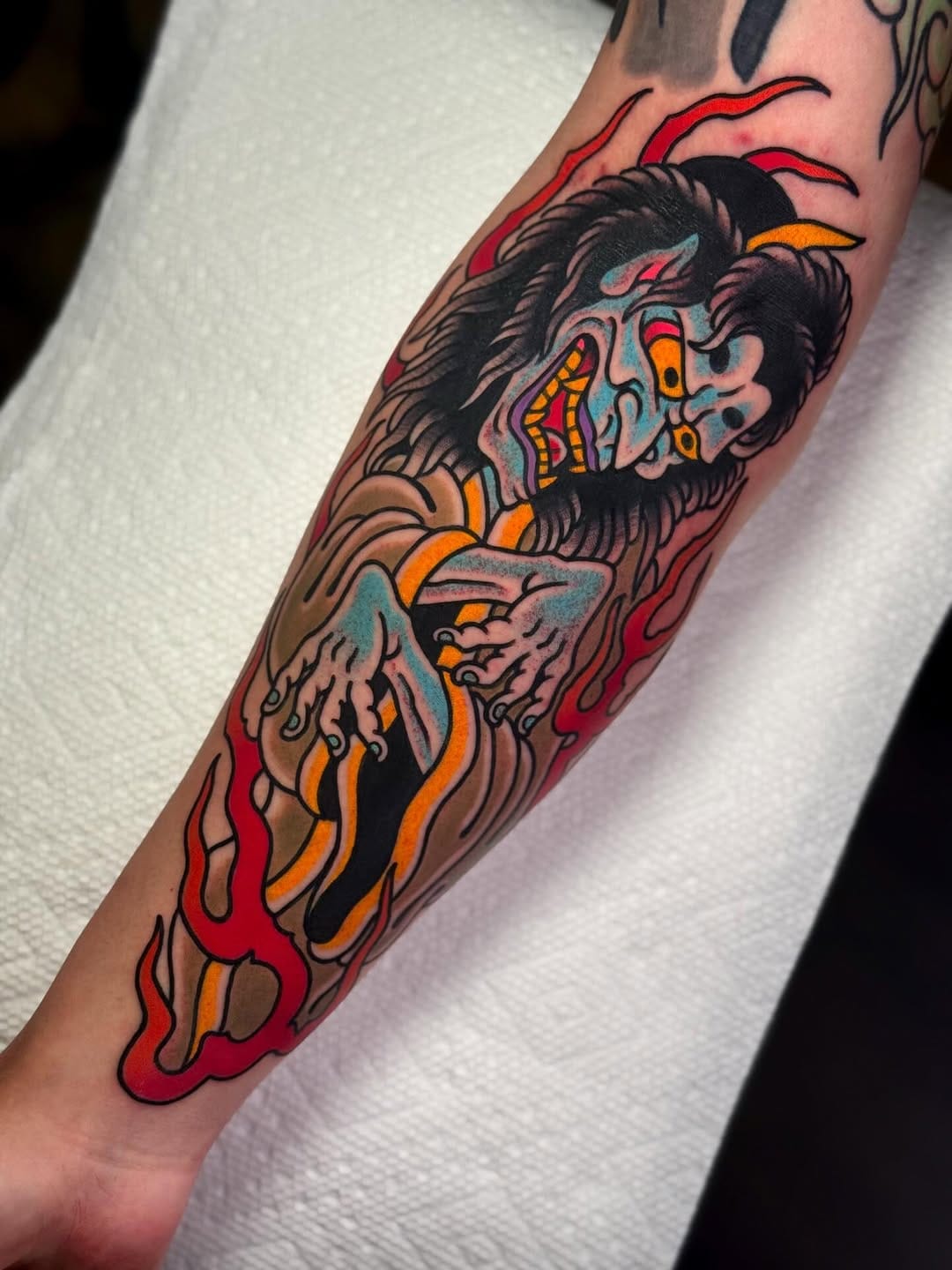Post 5 by Vinny Fiorenzo (Traditional Tattoo – GA) on Instagram (carousel)
