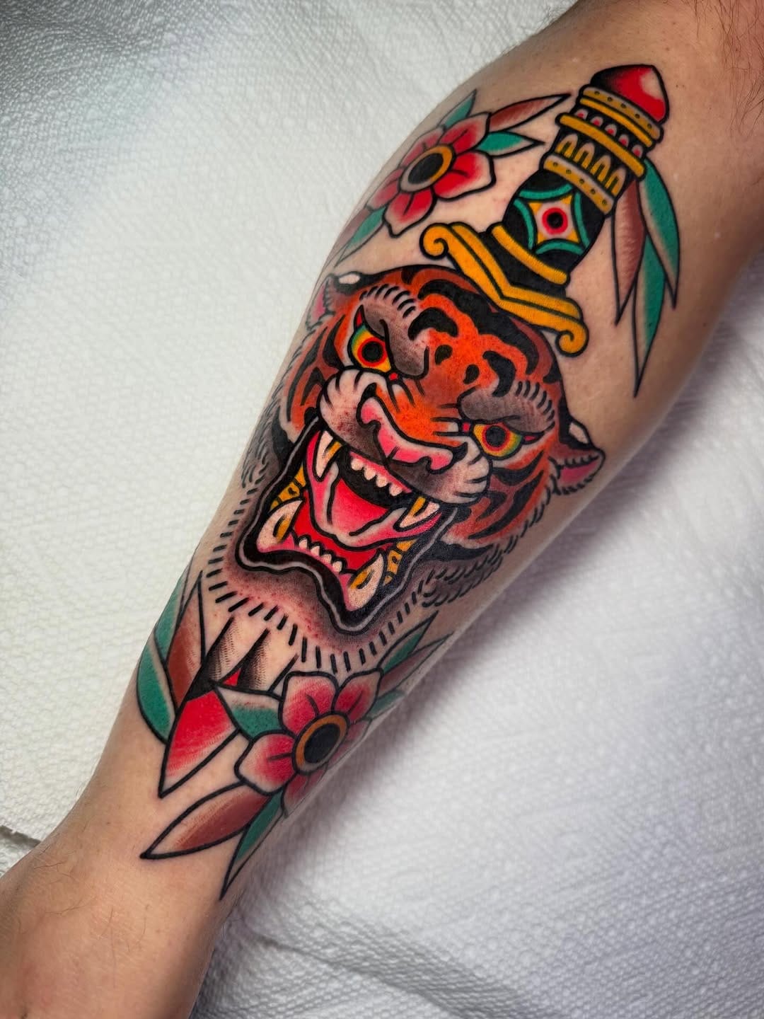 Post 6 by Vinny Fiorenzo (Traditional Tattoo – GA) on Instagram (carousel)