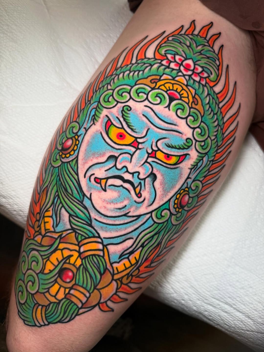 Post 8 by Vinny Fiorenzo (Traditional Tattoo – GA) on Instagram (carousel)