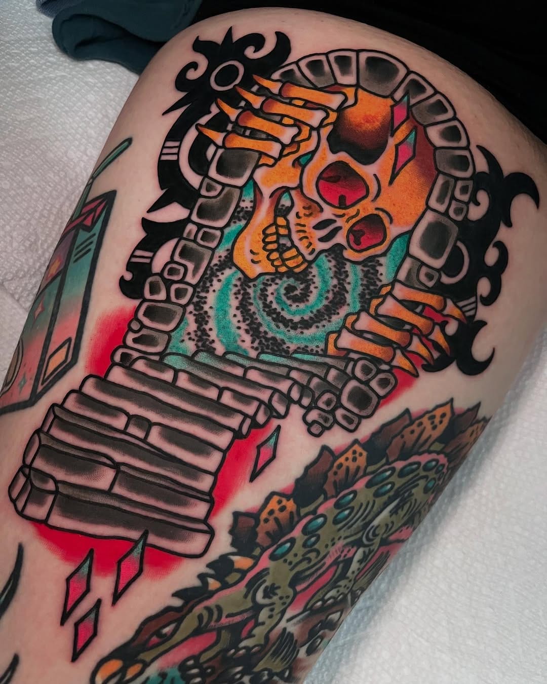 Post 10 by Vinny Fiorenzo (Traditional Tattoo – GA) on Instagram (image)