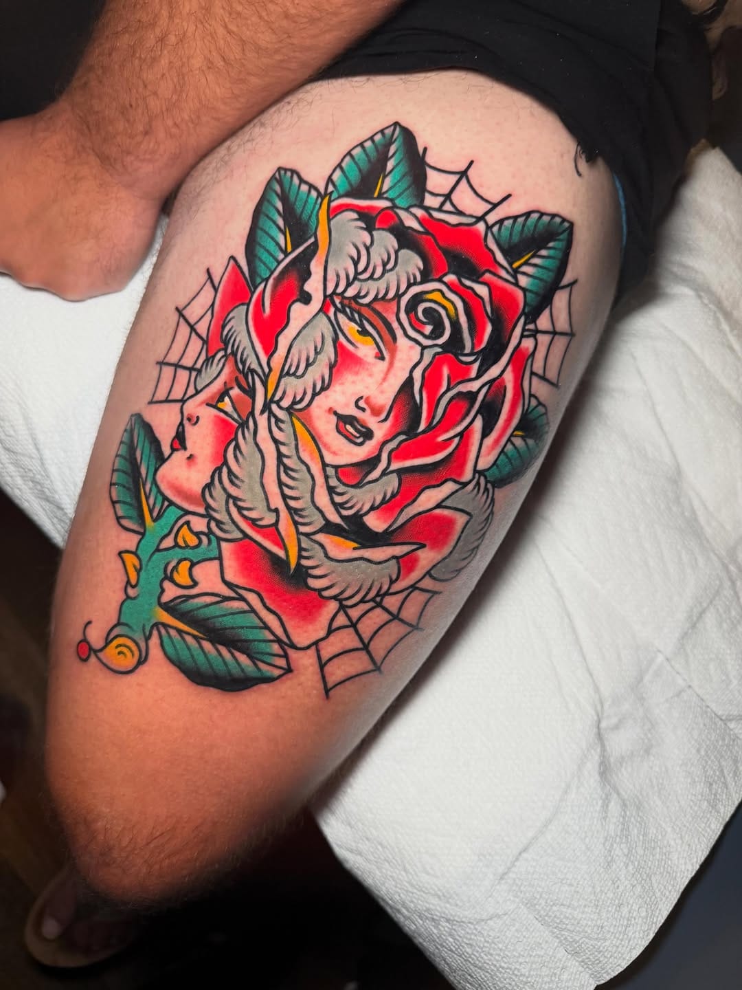 Post 1 by Vinny Fiorenzo (Traditional Tattoo – GA) on Instagram (carousel)