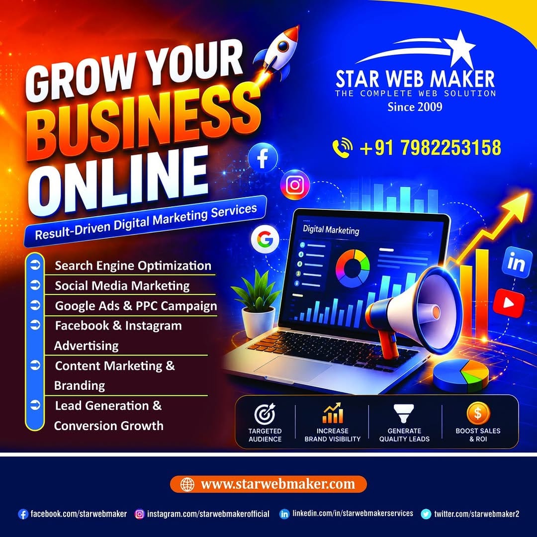 Post 6 by Star Web Maker Services Pvt Ltd on Instagram (image)