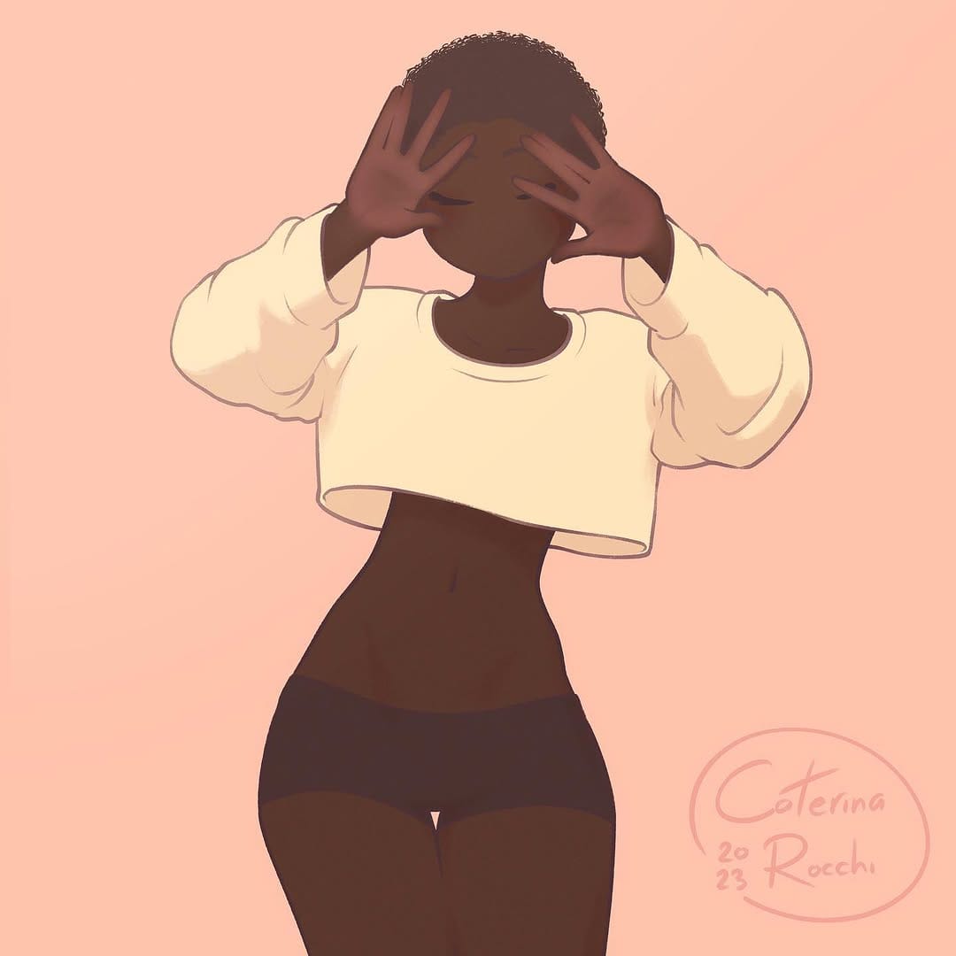 Post 10 by Caterina Rocchi • Anime Artist on Instagram (carousel)