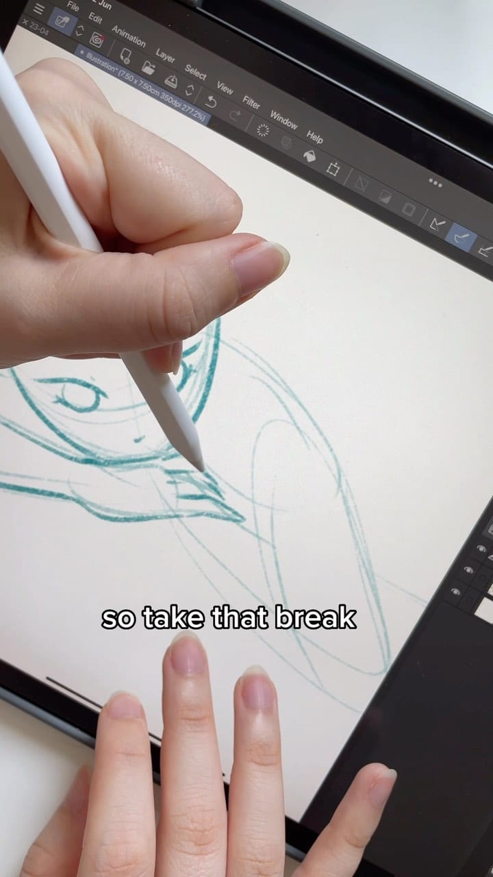 Post 7 by Caterina Rocchi • Anime Artist on Instagram (video)