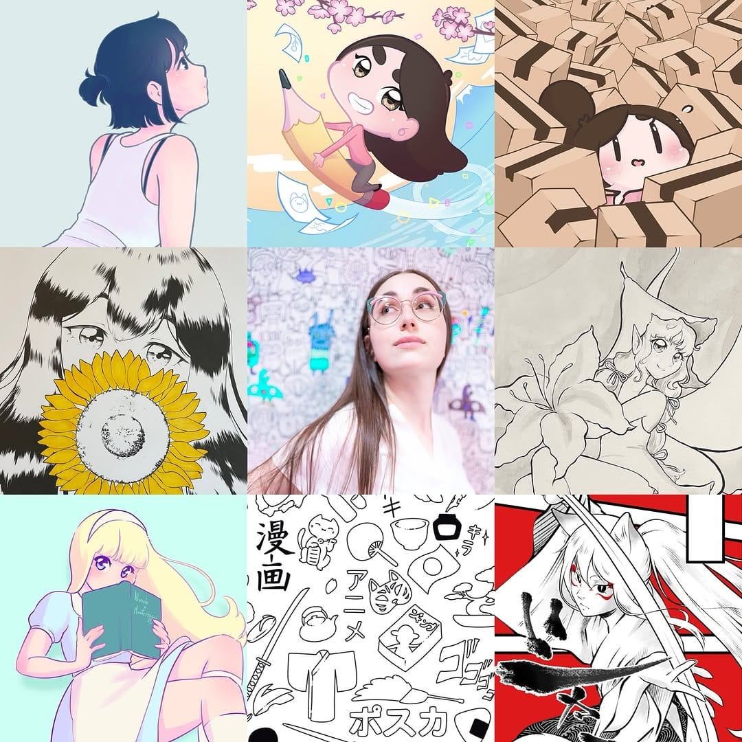 Post 4 by Caterina Rocchi • Anime Artist on Instagram (image)