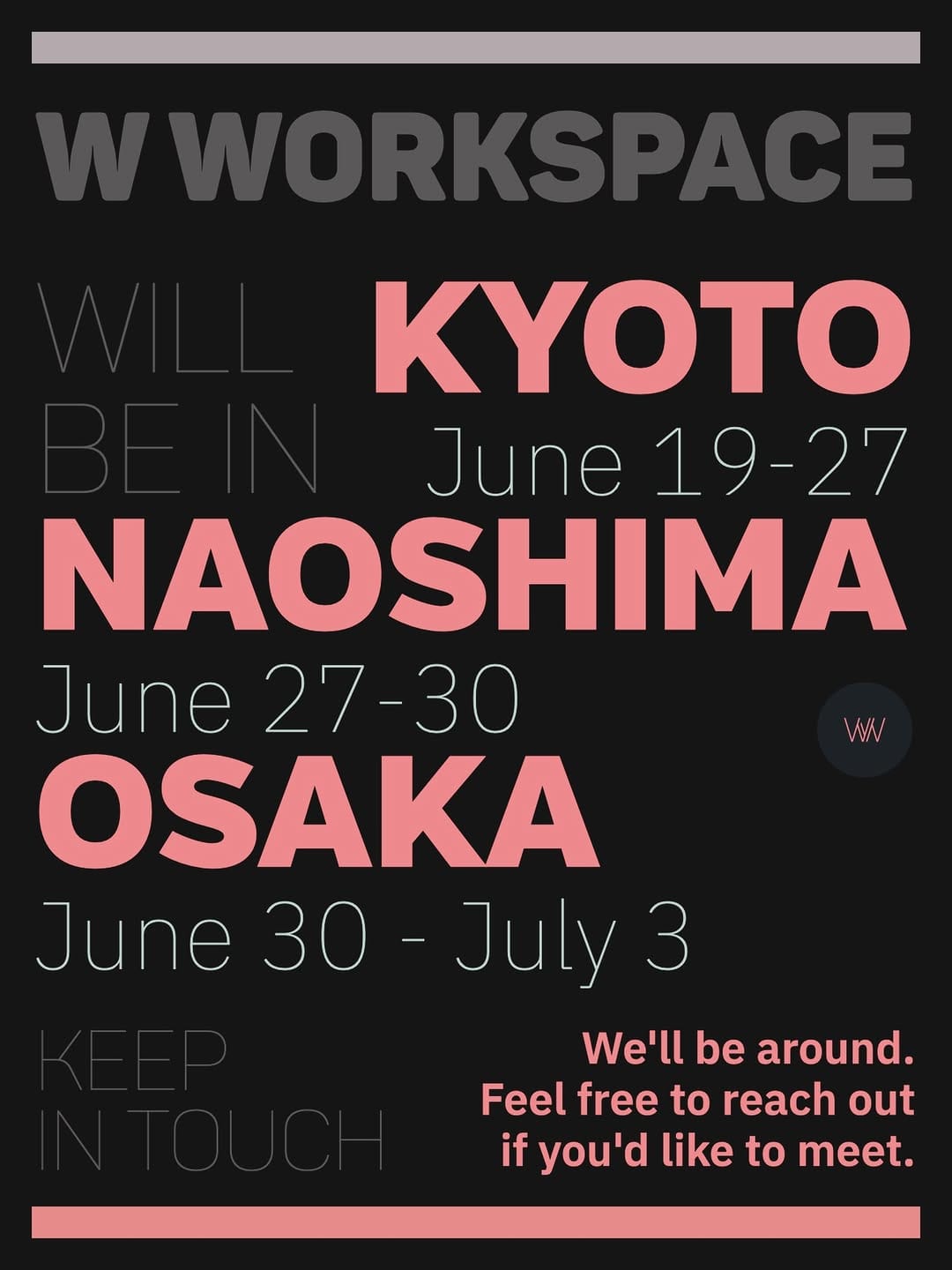Post 7 by W Workspace on Instagram (image)
