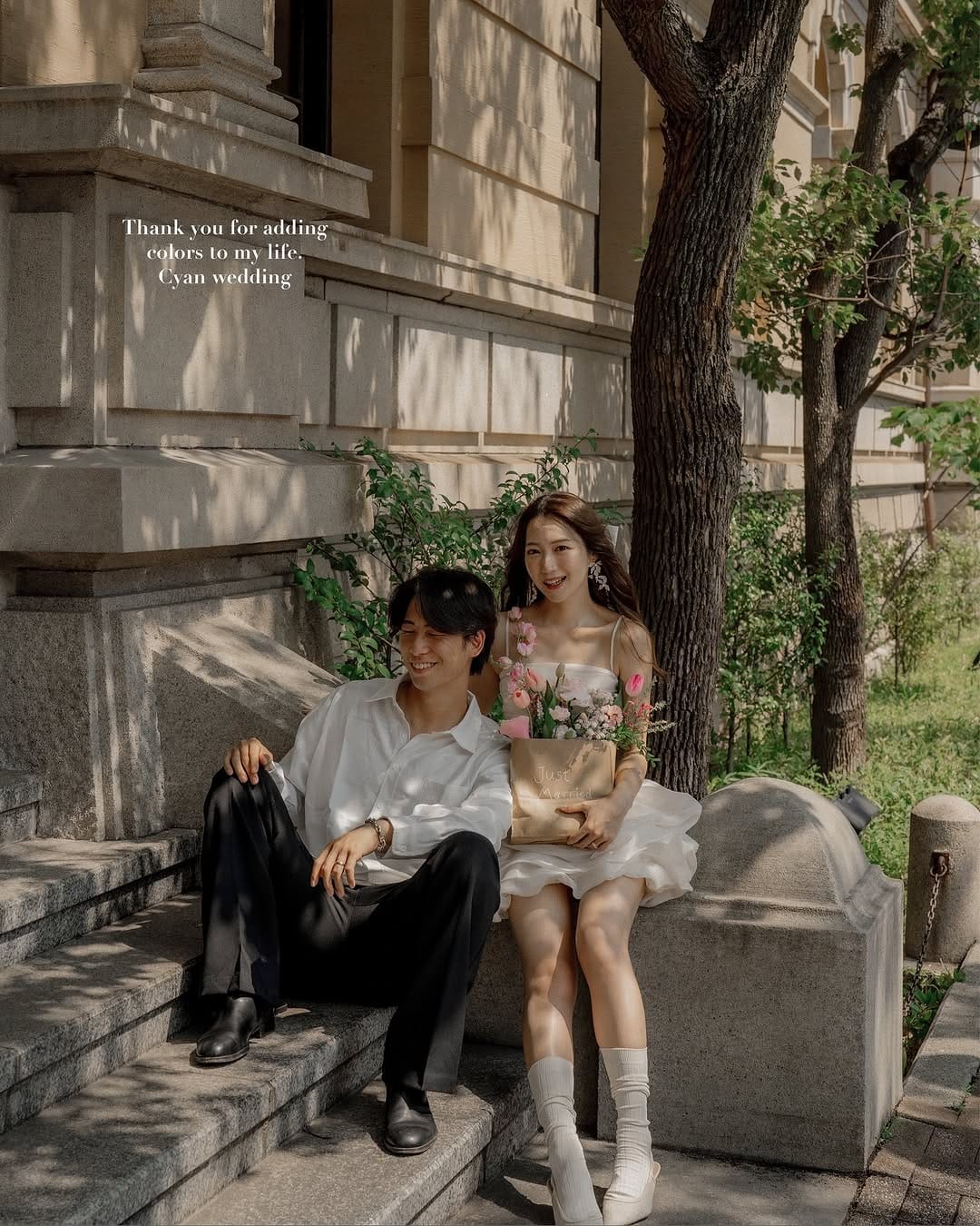 Post 9 by CYAN(シアン)/大阪前撮り/オープニングムービー on Instagram (carousel)