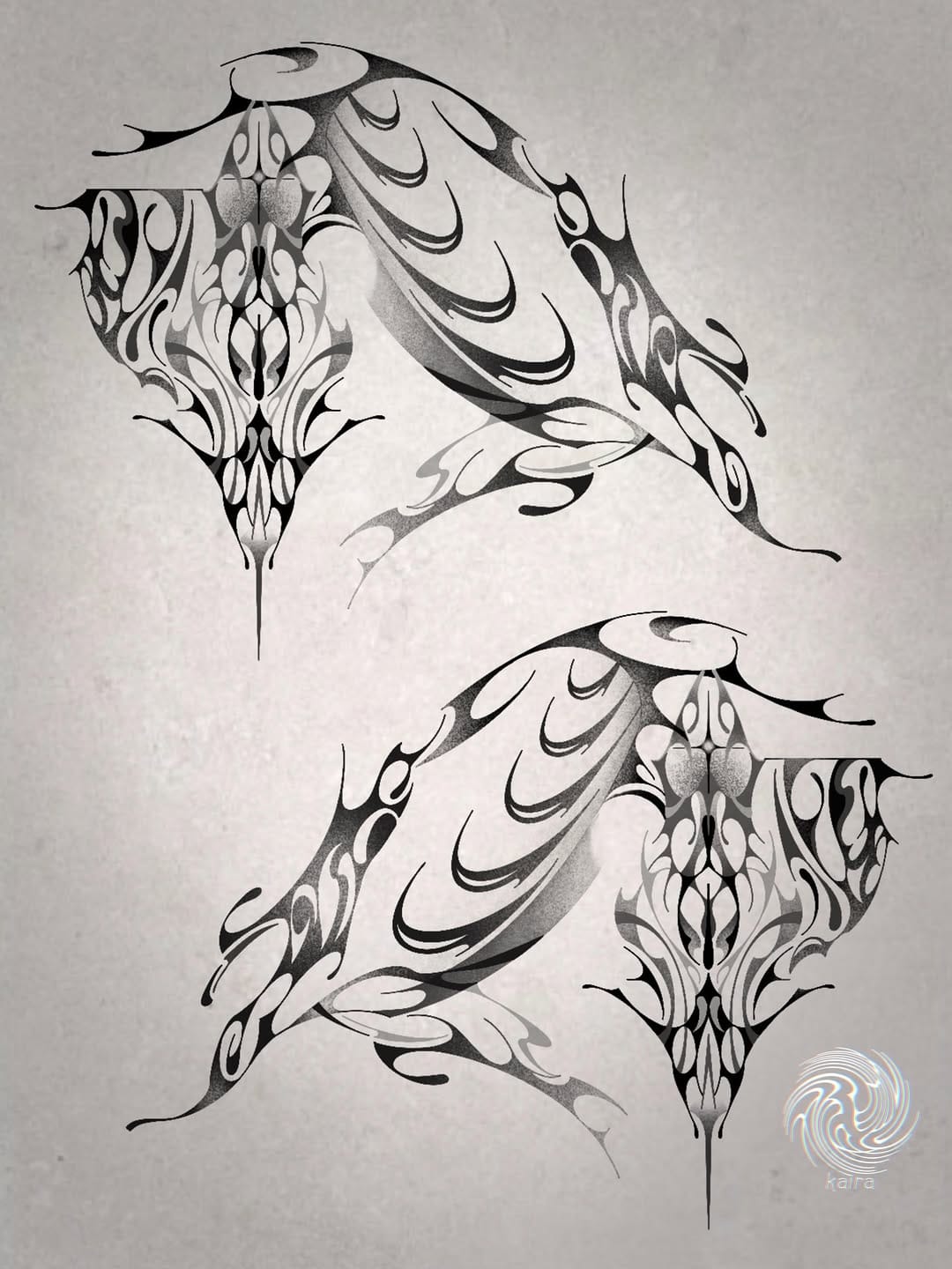 Post 3 by 彫師 界螺  -  tattooist kaira on Instagram (carousel)