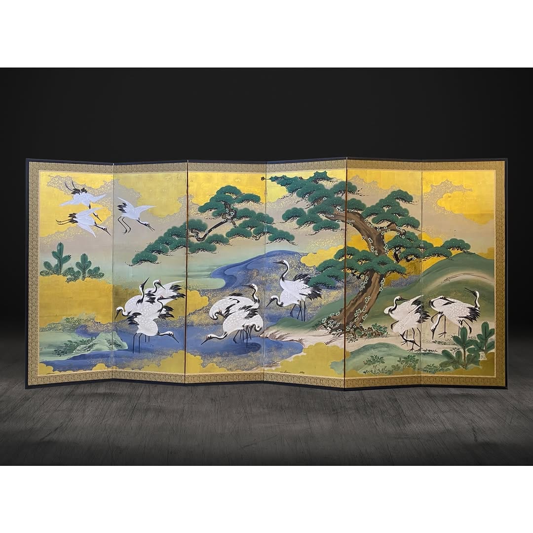 Post 8 by Japanese Antique Screens and Scrolls on Instagram (carousel)