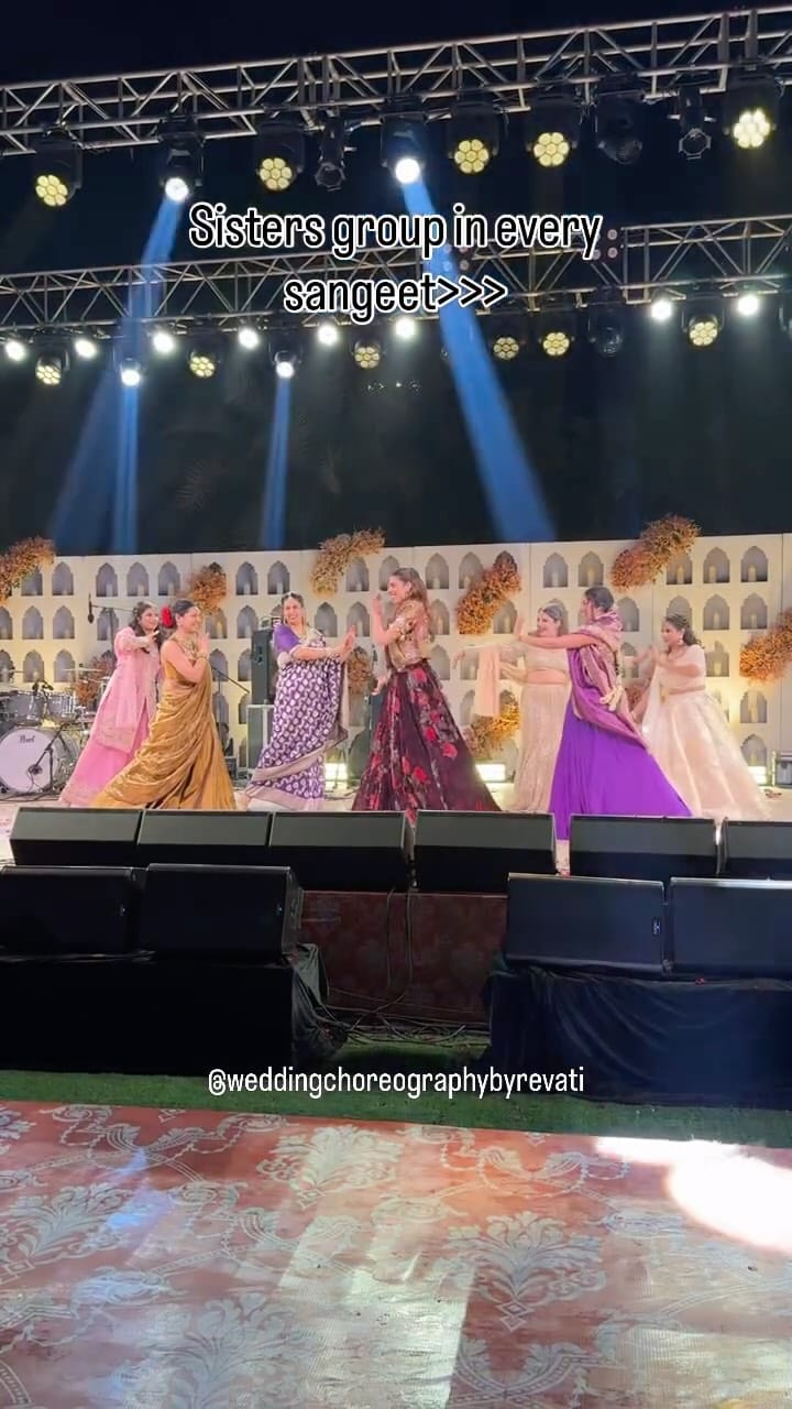 Post 6 by Wedding Choreography By Revati on Instagram (video)