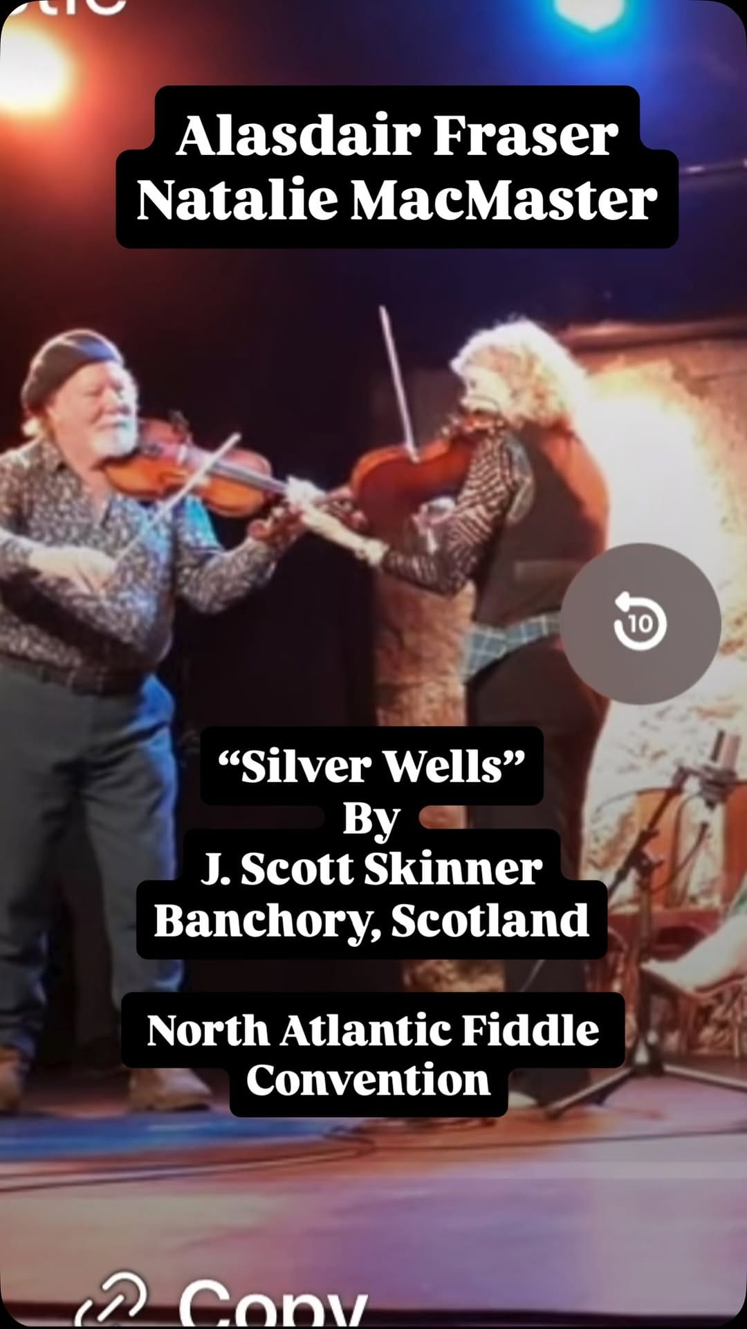 Post 3 by Alasdair Fraser on Instagram (video)