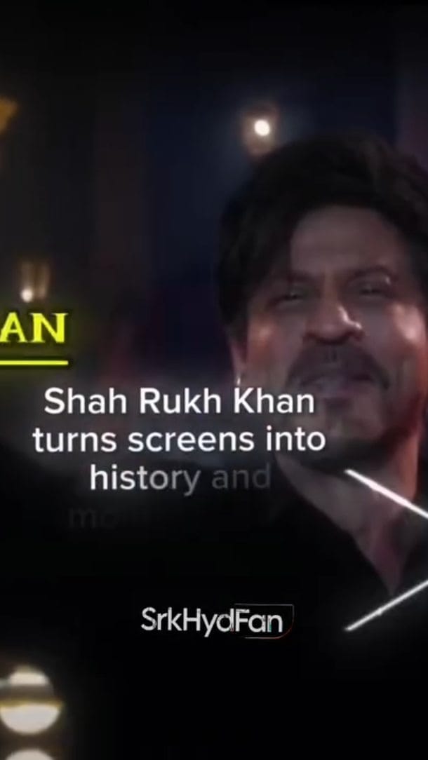 Post 4 by SRK Hyderabad Fans on Instagram (video)