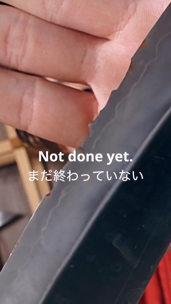 Post 7 by JIKKO / 實光刃物 on Instagram (video)