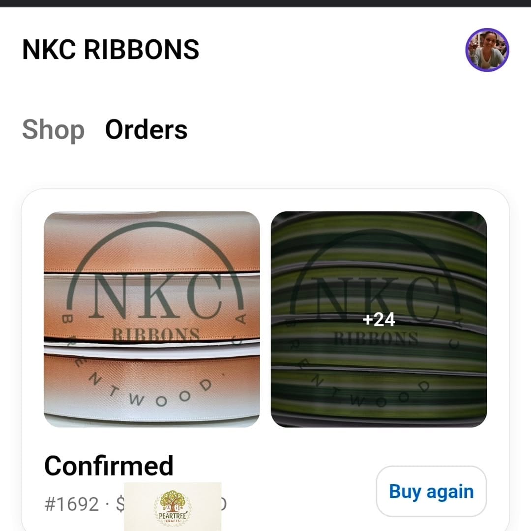 Post 1 by NKC RIBBONS on Instagram (image)