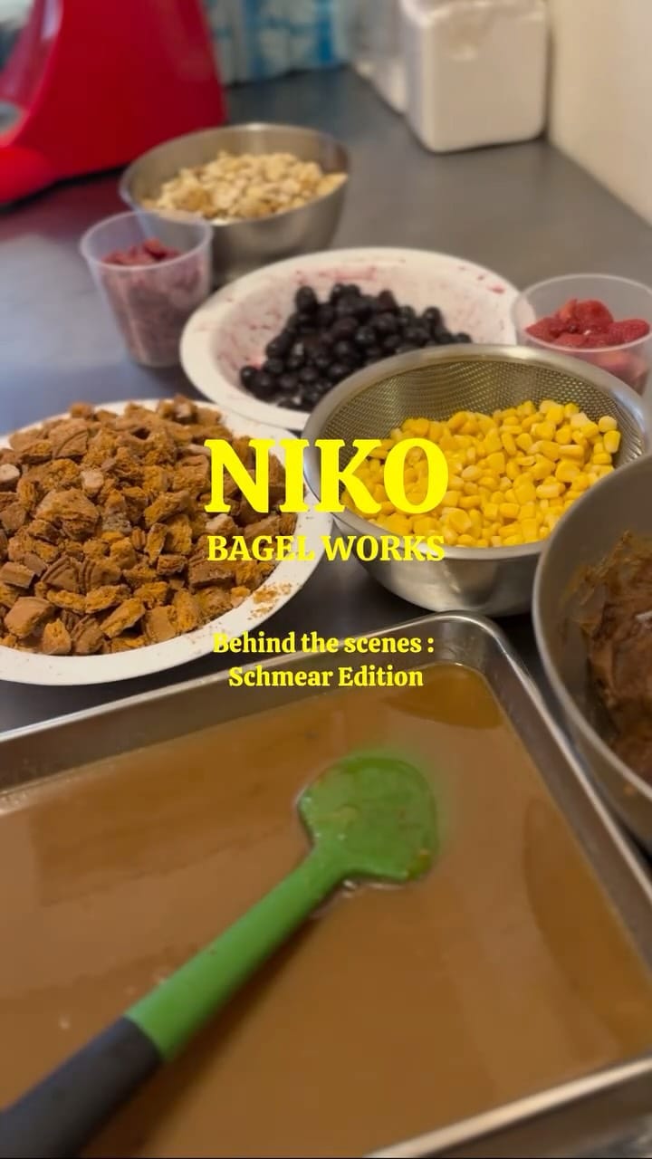 Post 2 by NIKO BAGEL WORKS on Instagram (video)