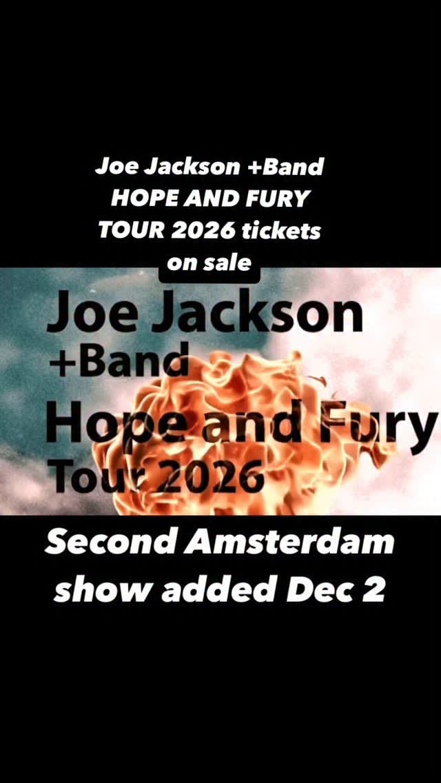 Post 10 by Joe Jackson Music on Instagram (video)