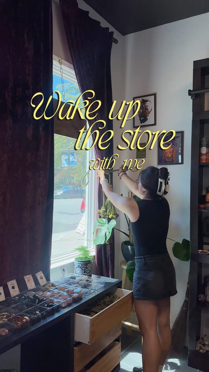 Post 7 by Bad Witch Crystals | Crystal Shop on Instagram (video)