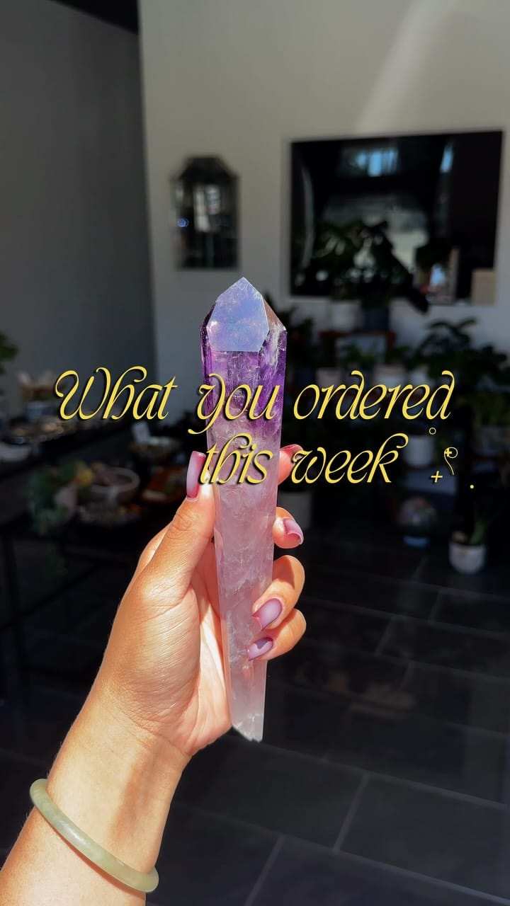 Post 5 by Bad Witch Crystals | Crystal Shop on Instagram (video)