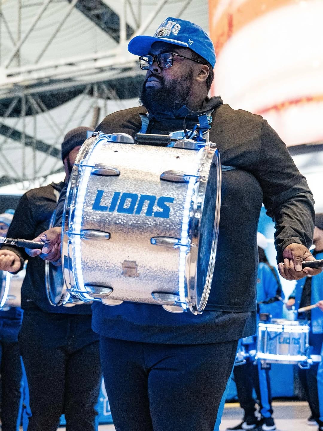Post 5 by Detroit Lions Drumline on Instagram (image)