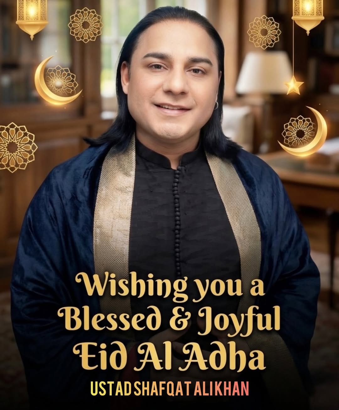 Post 8 by Ustad Shafqat Ali Khan on Instagram (image)