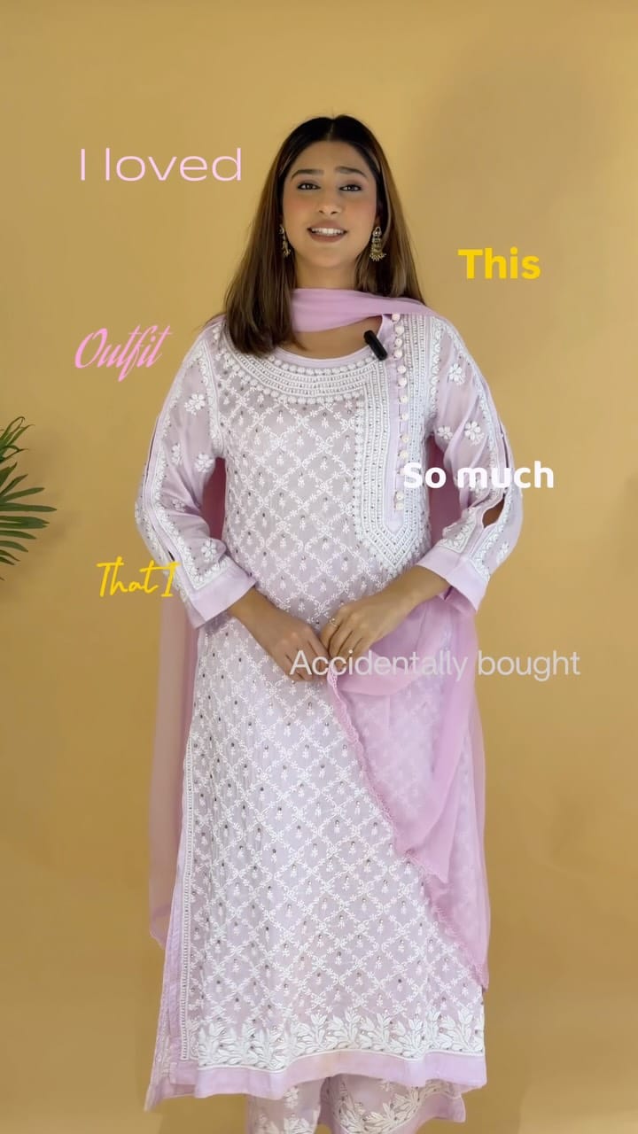 Post 6 by Alekhya Chikankari By Suhani on Instagram (video)